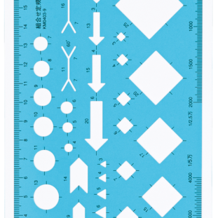 定規　ﾊｰﾌｵｰﾊﾞｰﾚｲ　 №120-1